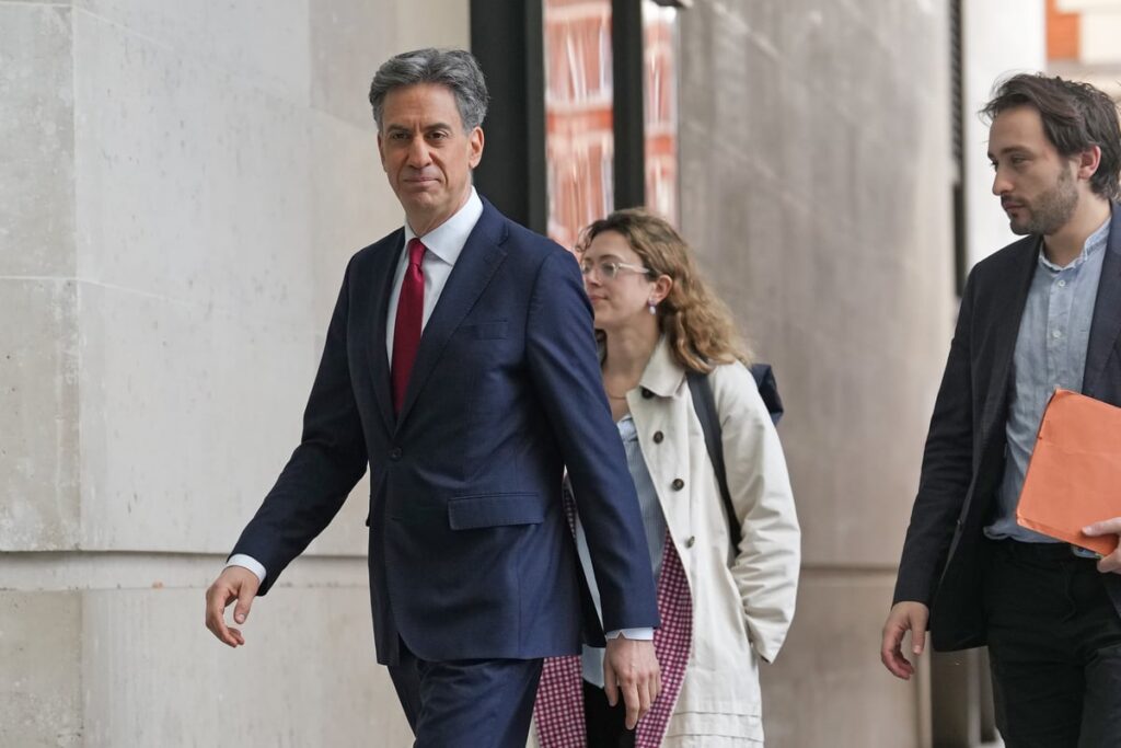 Government ‘standing by British people’ Miliband says amid fuel duty questions