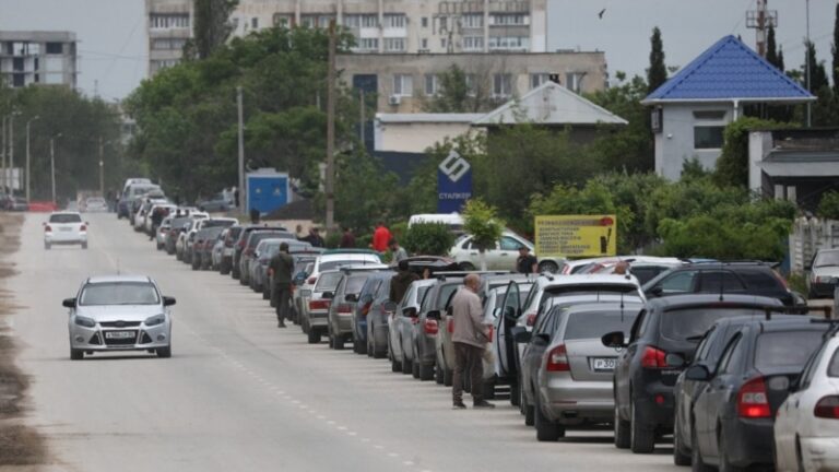 Russia Suspends Train Service To Occupied Crimea After Ukraine Drone Strike; Gasoline Shortages Worsen