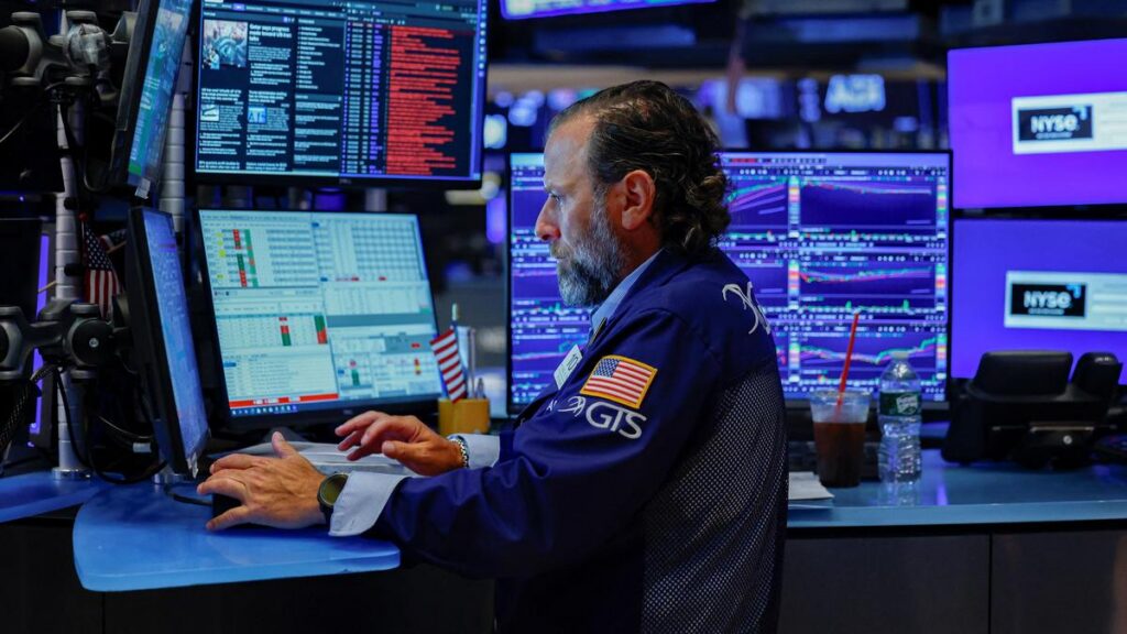 U.S. stocks leap toward record as profits keep piling up, oil prices ease