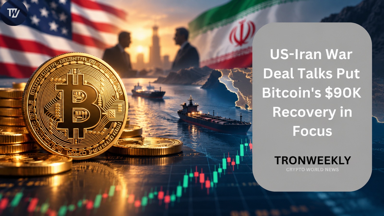 US-Iran War Deal Talks Put Bitcoin’s $90K Recovery in Focus